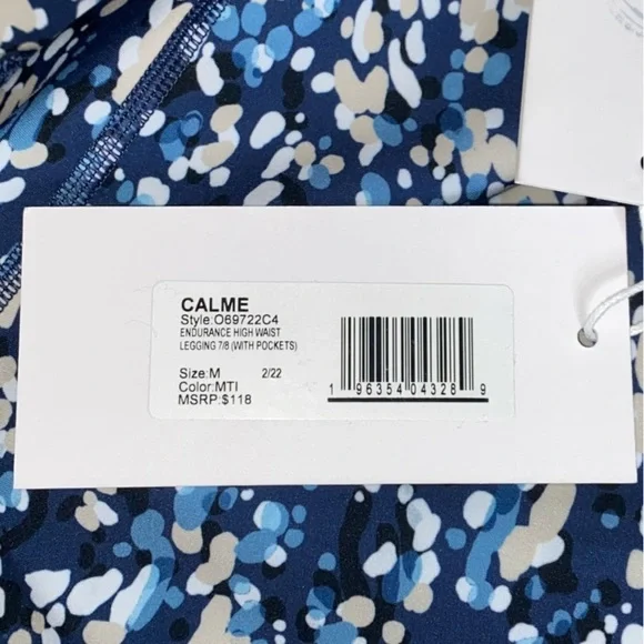 SOLD!!!  Johnny Was CALME Endurance Cut Out Sports Bra & 7/8 High Waist Leggings - Picture 7 of 15